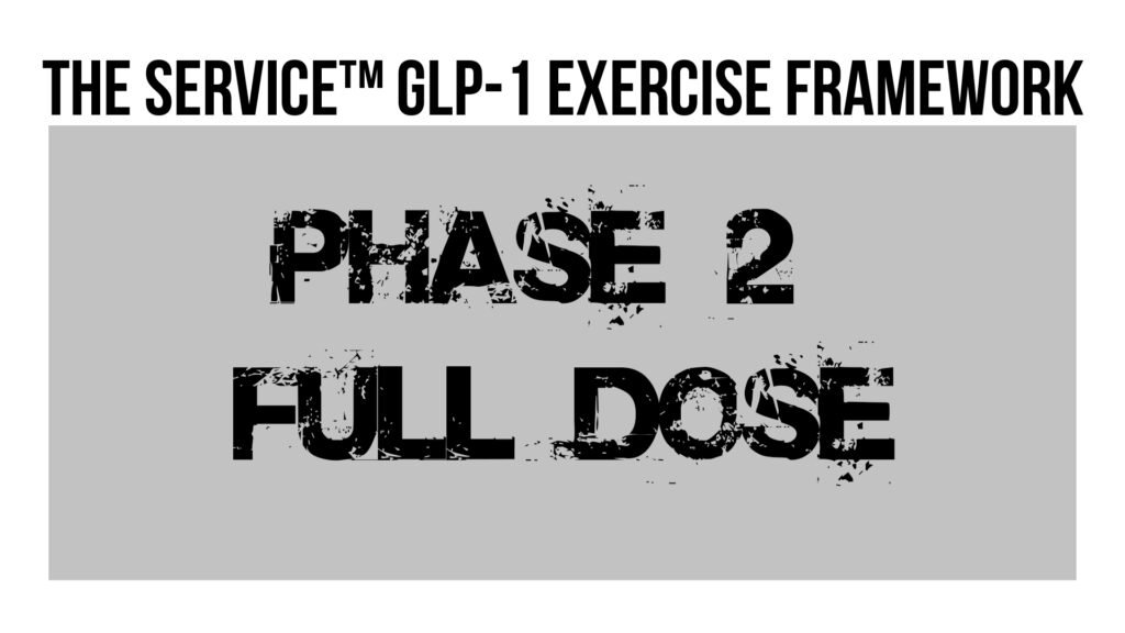GLP-1 Phase 2 Full Dose Exercise Plan