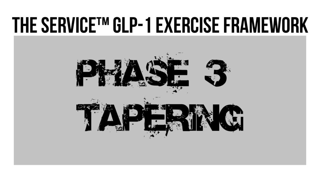 GLP-1 Phase 3 Tapering Exercise Plan