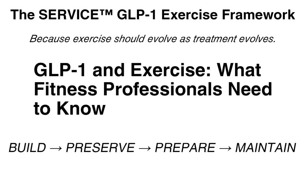 GLP-1 and exercise