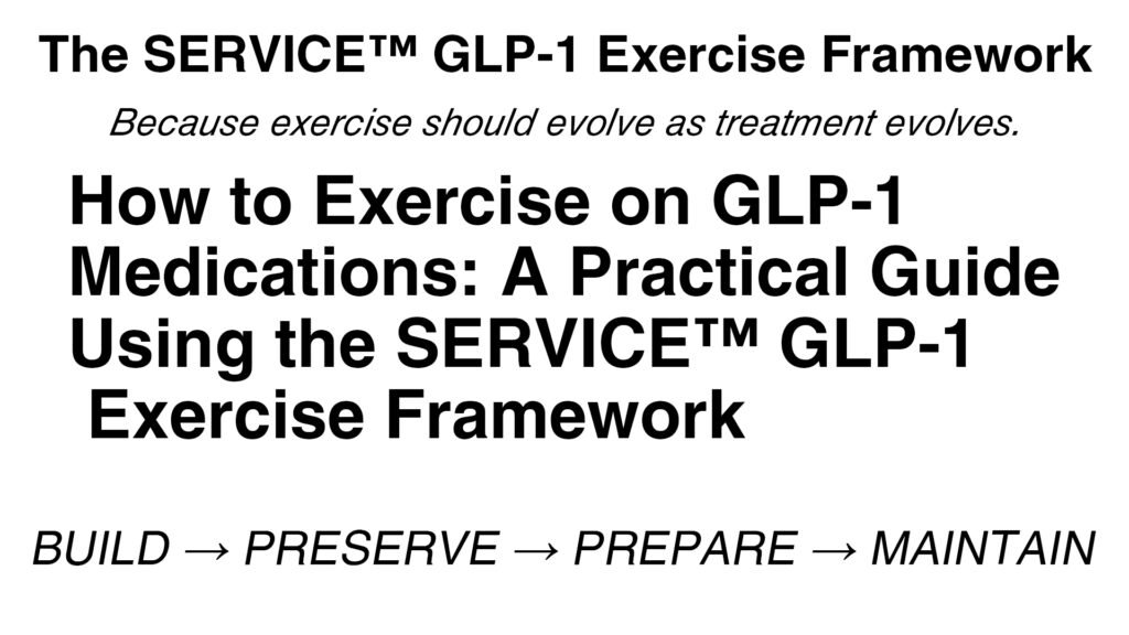 How to Exercise on GLP-1 Medications