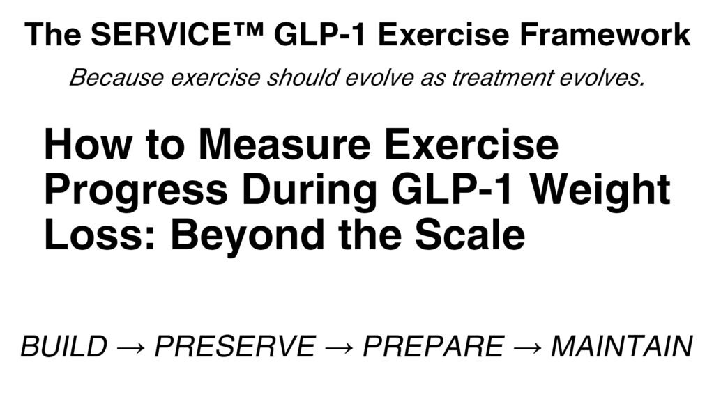 exercise progress during GLP-1 weight loss