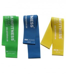 3 Set Mini Loop Resistance Bands