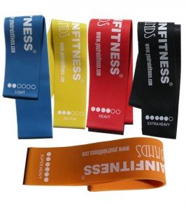 5 Fitness Set Mini Loop Bands