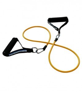 4lb Extra Light Yellow Single Resistance Band with Handles