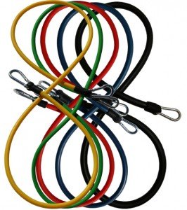 5 Colors Single Resistance Band Clips