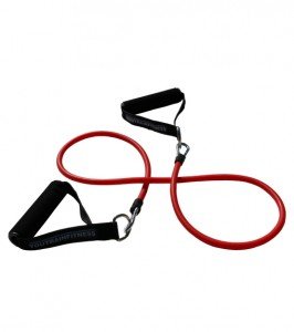 9lbs Red Medium Resistance Tube with Handles