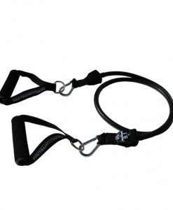 20lbs Black Resistance Tube Clips with Handles