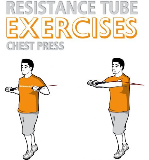 resistance-tube-standing-chest-press