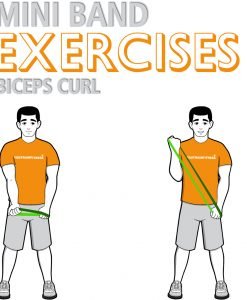 Mini Band Biceps Curl