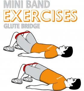 Mini Band Glute Bridge