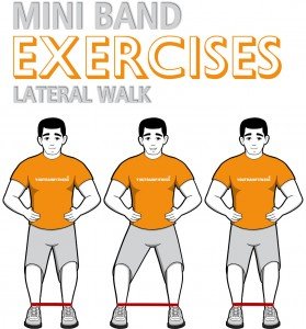 Mini Band Lateral Walk