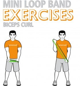 Mini Band Biceps Curl