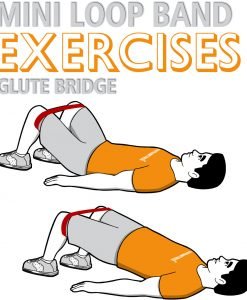 mini band glute bridge