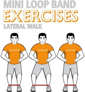 Mini Band Lateral Walk