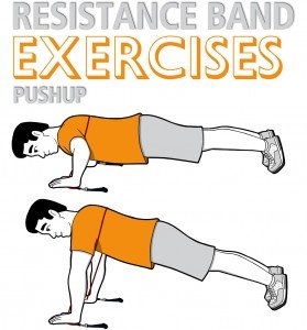 Resistance Band Pushup