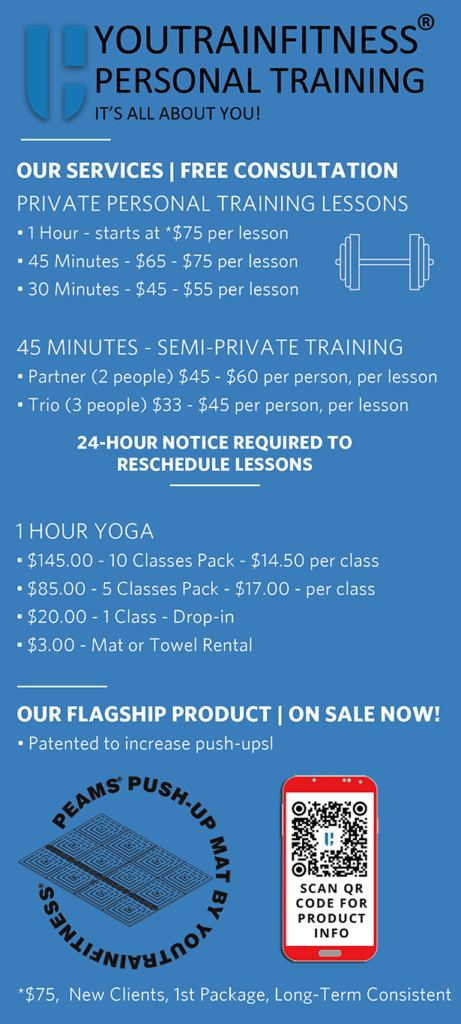 YOUTRAINFITNESS® | Personal Training | Yoga | South Durham, NC