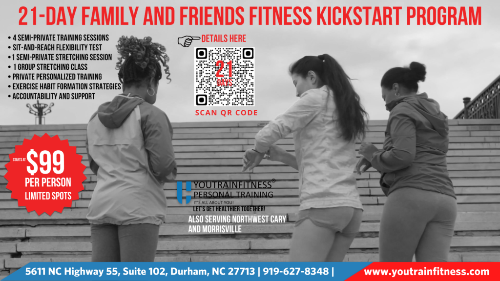 YOUTRAINFITNESS® Personal Trainer, Durham, NC