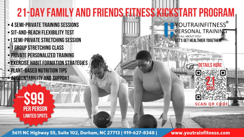 YOUTRAINFITNESS® Personal Trainer, Durham, NC